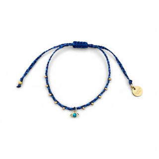 Evil Eye Blue String Bracelet - Georgina Nicol