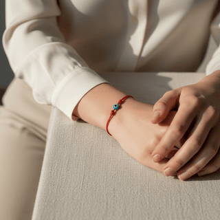 Evil Eye Red Cord Bracelet - Georgina Nicol