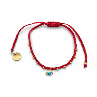 Evil Eye Red String Bracelet - Georgina Nicol