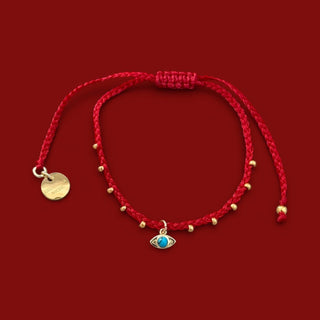 Evil Eye Red String Bracelet - Georgina Nicol