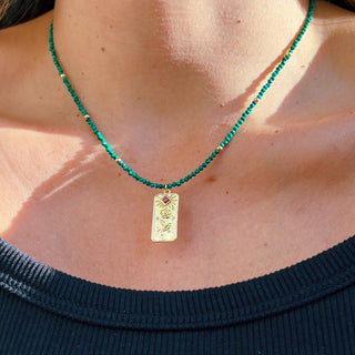 Evolution & Inner Power - Rose Malachite Necklace - Georgina Nicol