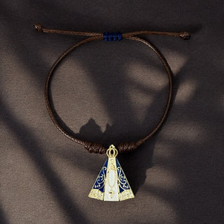 Faith & Divine Protection – Enamel Virgin Mary Bracelet - Georgina Nicol