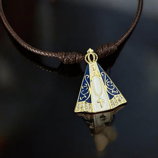 Faith & Divine Protection – Enamel Virgin Mary Bracelet - Georgina Nicol