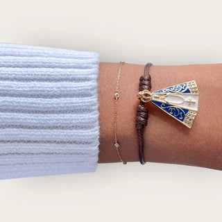 Faith & Divine Protection – Enamel Virgin Mary Bracelet - Georgina Nicol