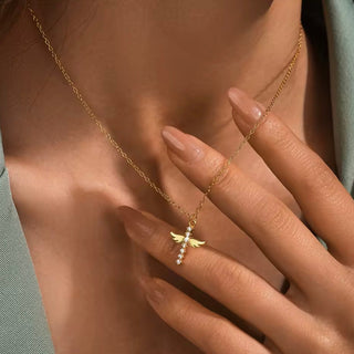 Faith & Freedom — Winged Cross Necklace - Georgina Nicol