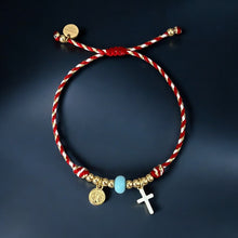 Load image into Gallery viewer, Faith, Strength, and Protection — Saint Benedict Bracelet - Georgina Nicol
