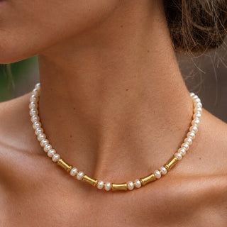 Freshwater Pearl Gold Filled Necklace - Georgina Nicol