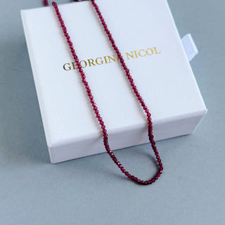 Garnet Necklace - Georgina Nicol