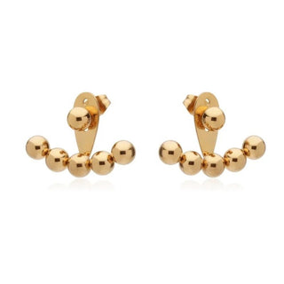 Gold Ball Earrings - Georgina Nicol
