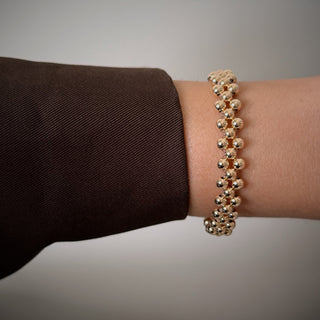 Gold Beaded Bracelet - Georgina Nicol