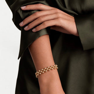 Gold Beaded Bracelet - Georgina Nicol