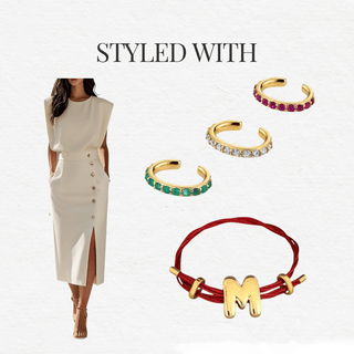 Gold Initial Bracelet - Georgina Nicol