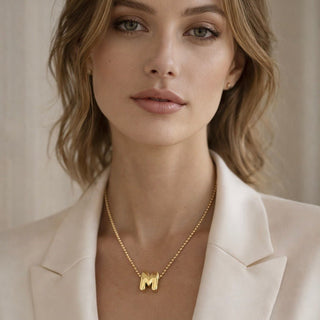 Gold Initial Necklace - Georgina Nicol