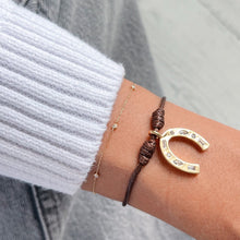 Load image into Gallery viewer, Good Luck &amp; Protection – Horseshoe Charm Bracelet - Georgina Nicol
