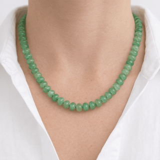 Green Beaded Necklace - Georgina Nicol