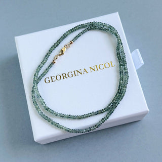 Green Sapphire Necklace - Georgina Nicol