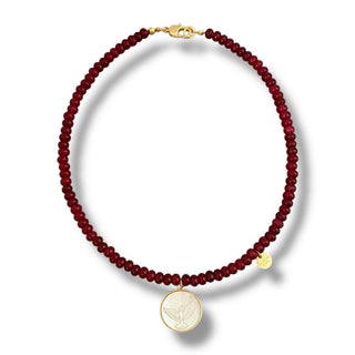 Guided by Divine Light — Holy Spirit Mother of Pearl Necklace - Georgina Nicol