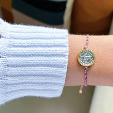 Load image into Gallery viewer, Guided by Faith and Strength — Two Tone Saint Benedict Bracelet - Georgina Nicol
