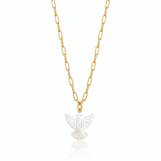 Holy Spirit Mother of Pearl Necklace - Georgina Nicol