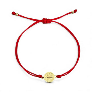 I Am Always Shielded — St. Benedict Red String Bracelet - Georgina Nicol