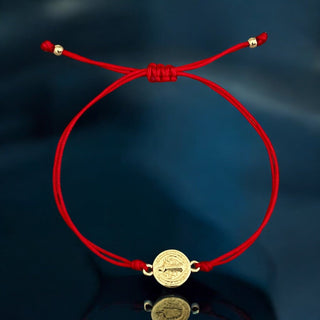 I Am Always Shielded — St. Benedict Red String Bracelet - Georgina Nicol