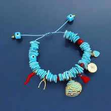 Load image into Gallery viewer, I Am Guided, Protected, and Blessed with Luck - Seashell Bracelet (One of a Kind) - Georgina Nicol
