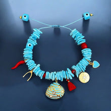 Load image into Gallery viewer, I Am Guided, Protected, and Blessed with Luck - Seashell Bracelet (One of a Kind) - Georgina Nicol
