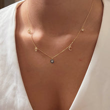 Load image into Gallery viewer, I Am Open to Blessings in All Forms — Five - Charm Necklace - Georgina Nicol
