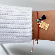 Load image into Gallery viewer, I Am Protected, Aligned, and Guided — Red Hamsa String Bracelet - Georgina Nicol
