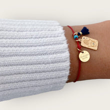 Load image into Gallery viewer, I Am Protected, Aligned, and Guided — Red Hamsa String Bracelet - Georgina Nicol

