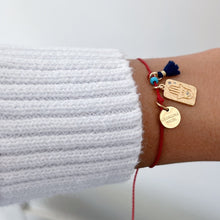 Load image into Gallery viewer, I Am Protected, Aligned, and Guided — Red Hamsa String Bracelet - Georgina Nicol
