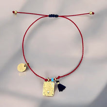 Load image into Gallery viewer, I Am Protected, Aligned, and Guided — Red Hamsa String Bracelet - Georgina Nicol
