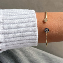 Load image into Gallery viewer, I Am Protected and Aligned — Evil Eye &amp; Hamsa Bangle - Georgina Nicol
