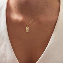 Load image into Gallery viewer, I Am Protected and Aligned — Hamsa Hand Necklace - Georgina Nicol
