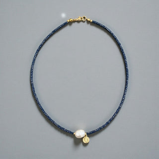 I Am Protected and Guided Saint Benedict & Pearl Necklace - Georgina Nicol