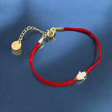 Load image into Gallery viewer, I Am Protected, Balanced, and Guided — Hamsa Red String Bracelet - Georgina Nicol
