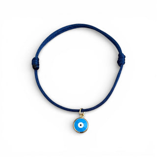 I Am Protected Wherever I Go — Evil Eye Cord Bracelet - Georgina Nicol