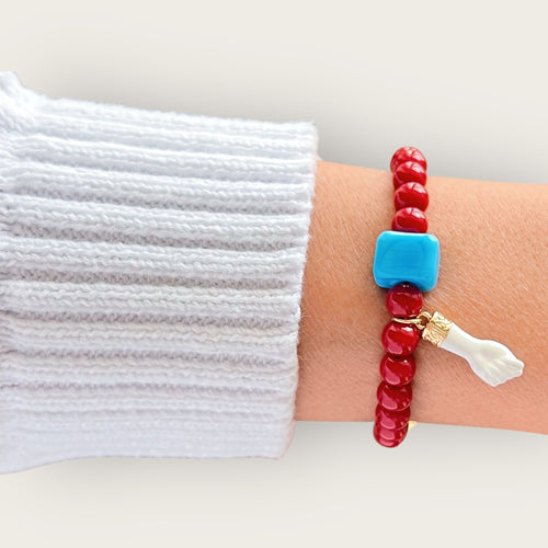 I Am Safe, Guided and Guarded Figa Hand Bracelet - Georgina Nicol