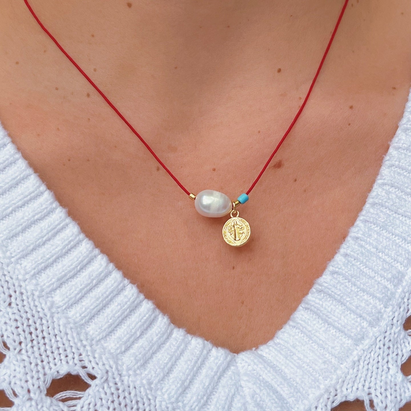 I Am Surrounded by Divine Protection and Grace — St. Benedict Necklace - Georgina Nicol