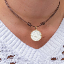 Load image into Gallery viewer, I Am Surrounded by Divine Protection — Saint Benedict Reversible Necklace - Georgina Nicol
