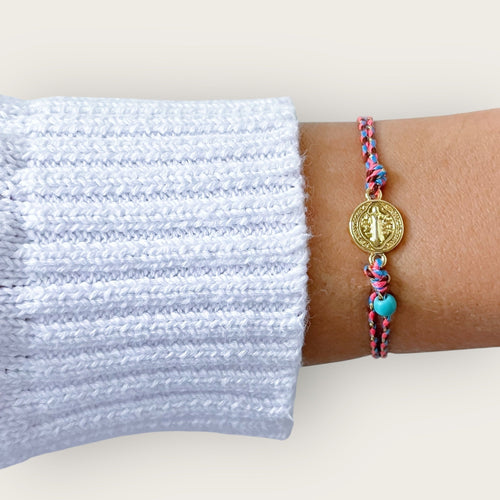 I Am Surrounded by Divine Protection — St. Benedict Bracelet - Georgina Nicol