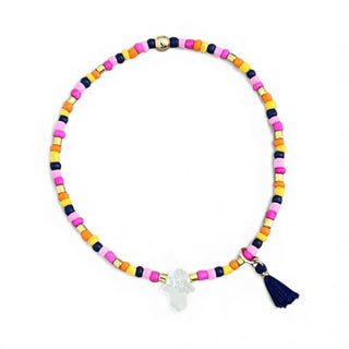 I Am Surrounded by Good Fortune — Hamsa Hand Bracelet - Georgina Nicol