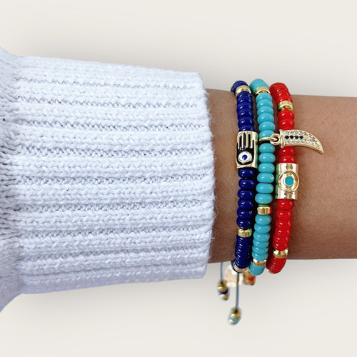 I Am Surrounded by Light, Luck and Protection — Limited Edition Bracelet Set - Georgina Nicol