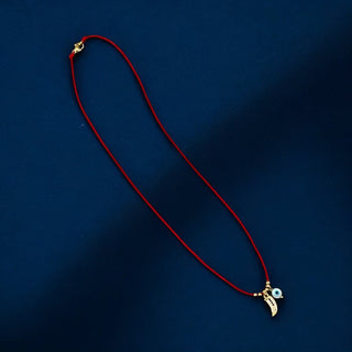 I Am Surrounded by Luck and Protection — Red String Necklace - Georgina Nicol