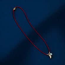 Load image into Gallery viewer, I Am Surrounded by Luck and Protection — Red String Necklace - Georgina Nicol
