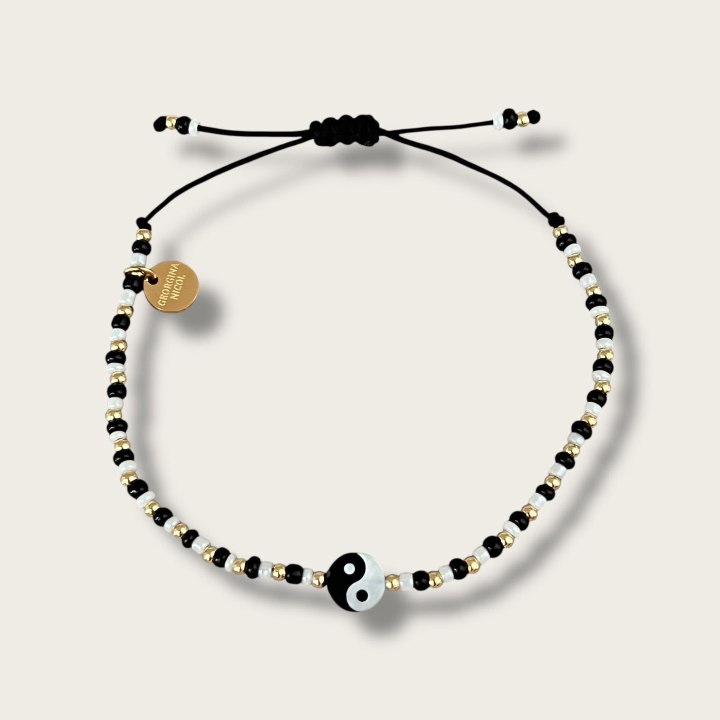 I Am Whole — Yin Yang Beaded Bracelet - Georgina Nicol