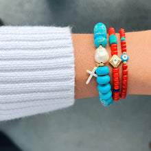 Load image into Gallery viewer, I Attract Good Vibes Only — Evil Eye Bracelet - Georgina Nicol
