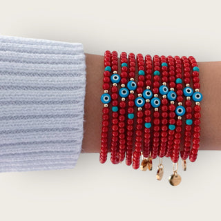 I Attract Good Vibes Only — Evil Eye Bracelet - Georgina Nicol