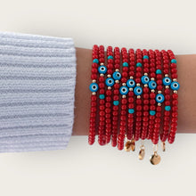 Load image into Gallery viewer, I Attract Good Vibes Only — Evil Eye Bracelet - Georgina Nicol
