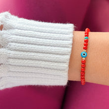Load image into Gallery viewer, I Attract Good Vibes Only — Evil Eye Bracelet - Georgina Nicol
